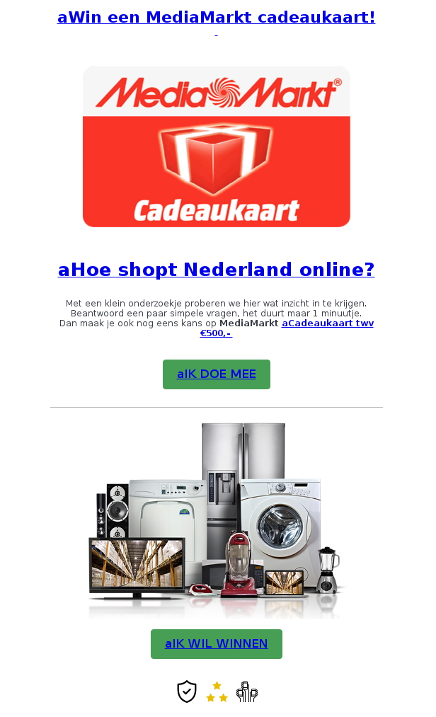 teksten kabel Mondstuk Win een MediaMarkt cadeaukaart! - Fraudehelpdesk